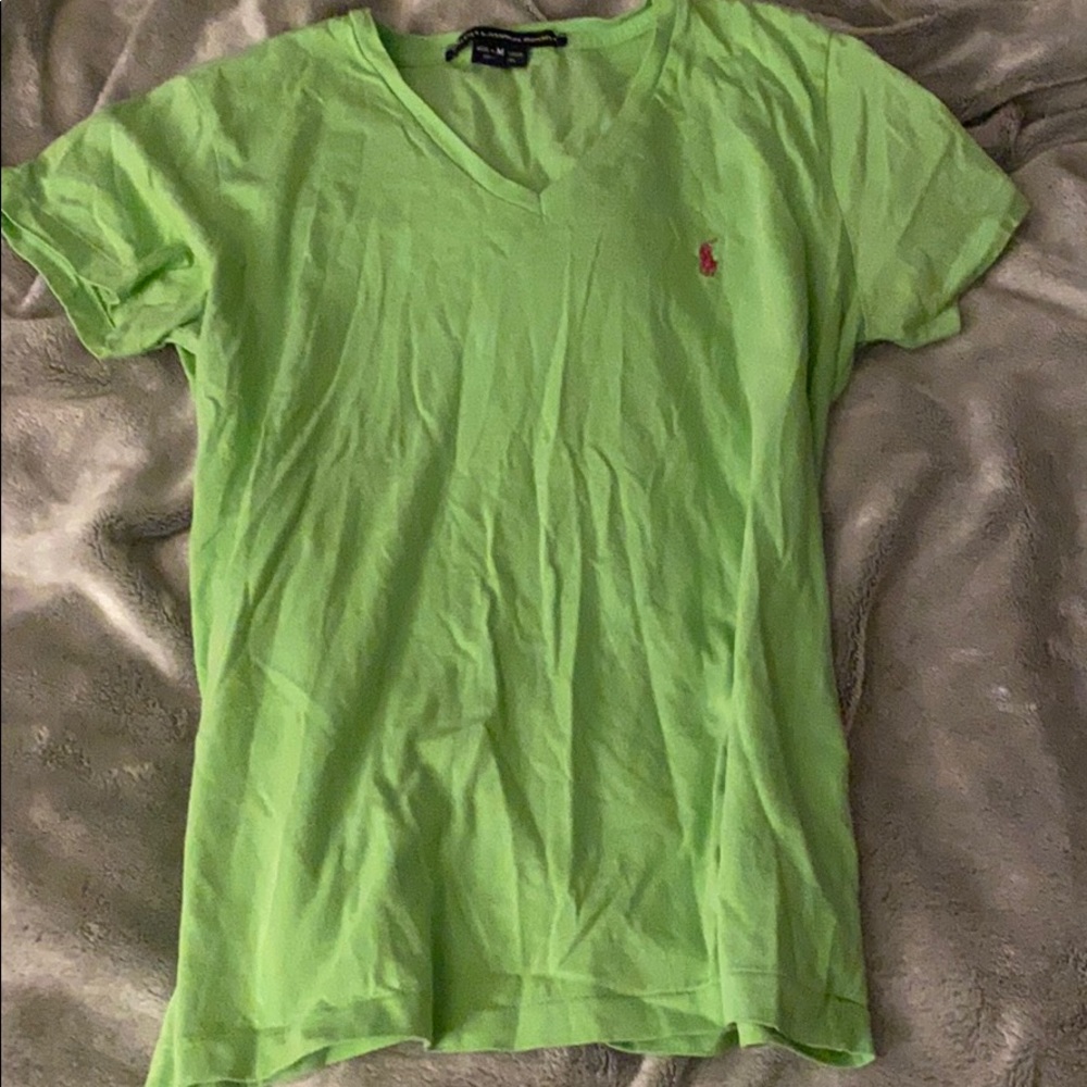 Ralph Lauren v neck short sleeve shirt